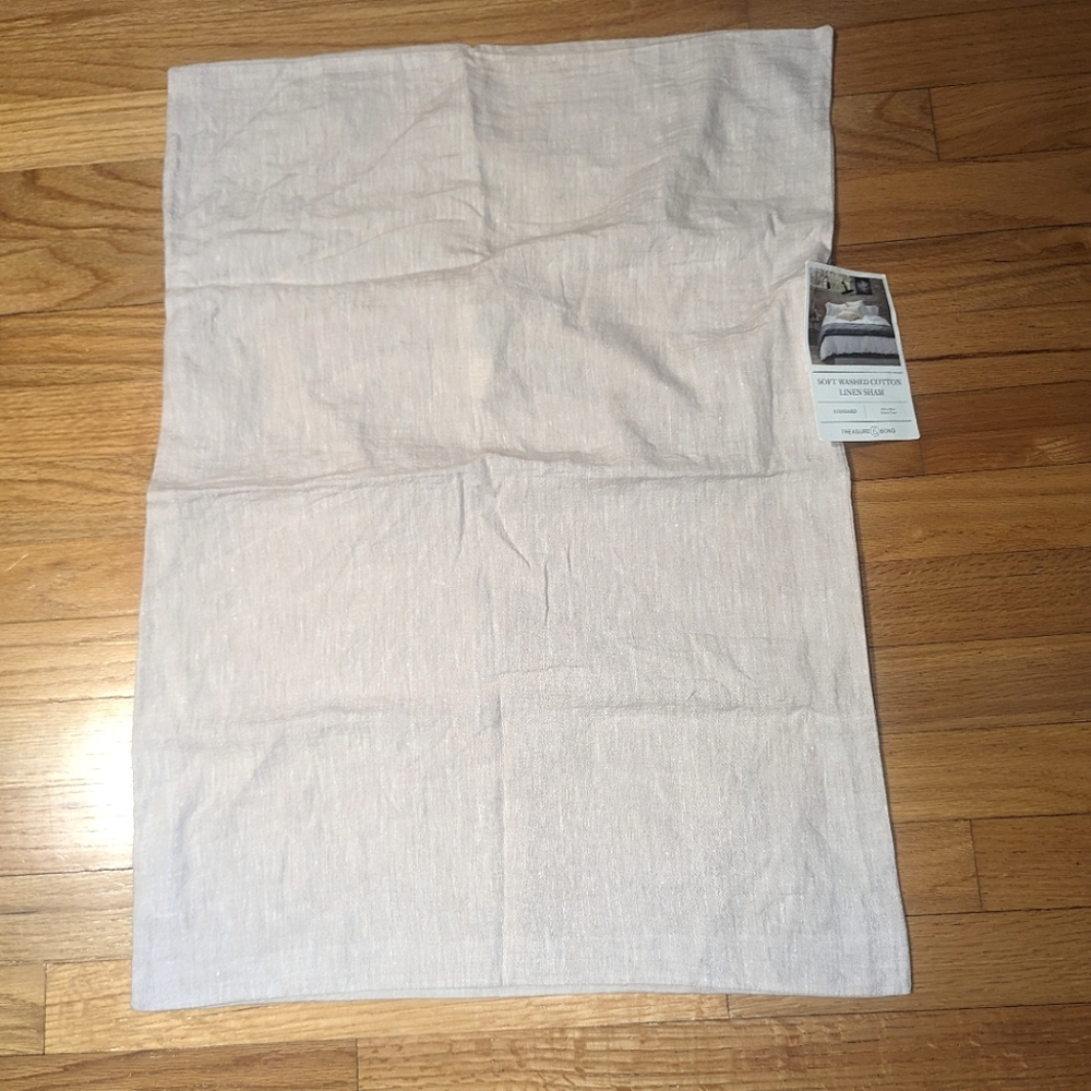 Nordstrom Soft Wash Cotton Linen Sham Standard Pillowcase Treasure & Bond
